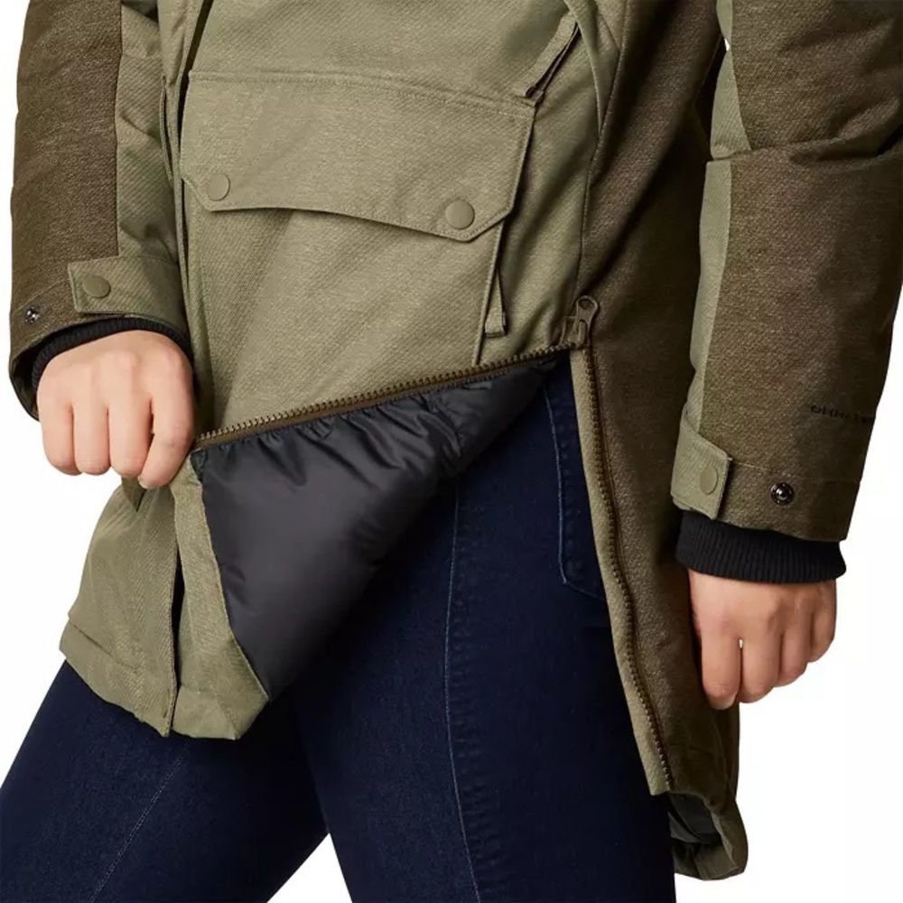 Columbia Women's Olive and Brown Ski Jacket - Picture 5 of 10